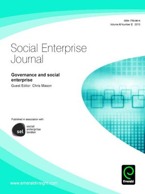 cover image of Social Enterprise Journal, Volume 6, Issue 2